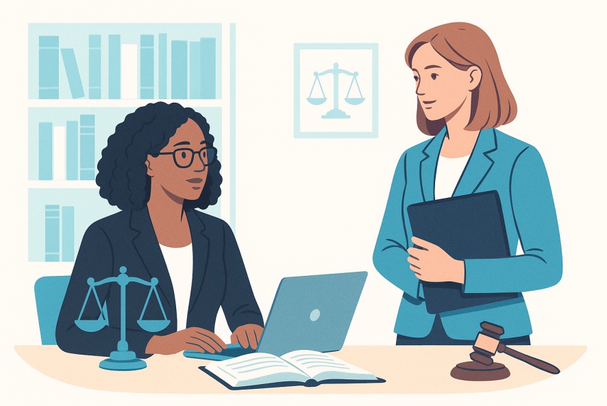 Portraits of Diane L. Kaiser and Cheri A. Kaser, legal team